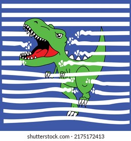 TYRANOSAUR REX BREAKING WHITE LINES