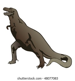 tyranosaurus rex vector illustration