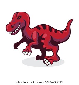 Tyranosaurus Rex Vector Illustration Mascot 