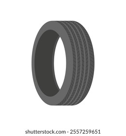 Tyre, Automotive Flat Illustration Isolated