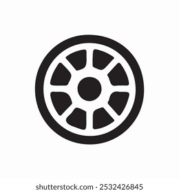 Tyre icon vector illustration image