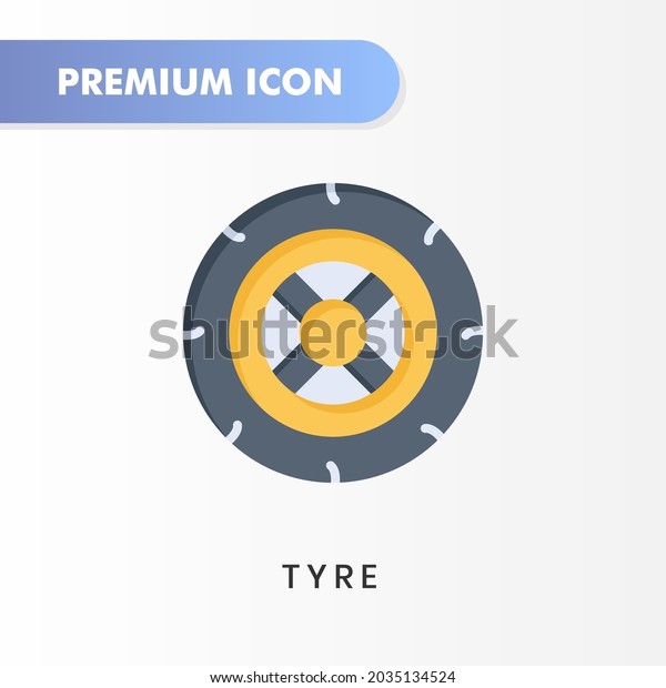 tyre icon for your website design, logo, app, UI.\
Vector graphics illustration and editable stroke. tyre icon flat\
design.