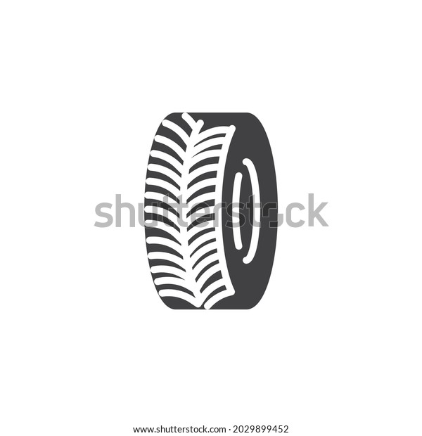 Tyre protector vector icon. filled flat\
sign for mobile concept and web design. Car wheel tyre glyph icon.\
Symbol, logo illustration. Vector\
graphics