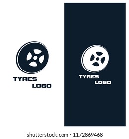 Tyre Shop Logo Design - Tyre Business Branding, tyre logo shop icons, tire icons, car tire simple icons