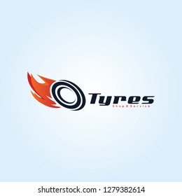 Tyre Shop Logo Design - Tyre Business Branding, tyre logo shop icons, tire icons, car tire simple icons