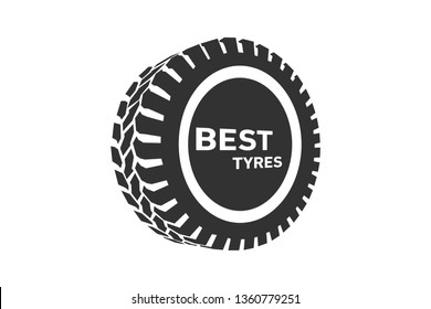 Tyre Shop Logo Design - Tyre Business Branding, tyre logo shop icons, tire icons, car tire simple icon