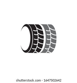 Tyre shop logo design vector illustration template illustration