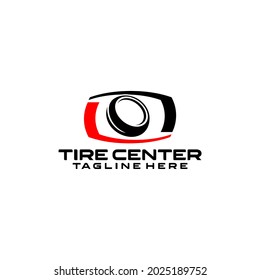 Tyre Tire Center Shop Logo Tempalte Vector