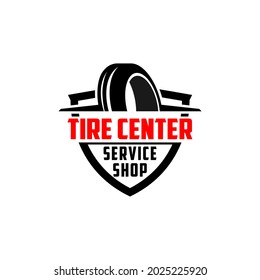 Tyre Tire Center Shop Logo Tempalte Vector