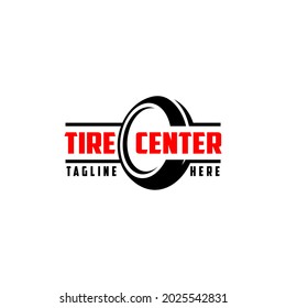 Tyre Tire Center Shop Logo Tempalte Vector