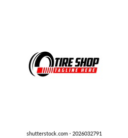 Tyre Tire Center Shop Logo Tempalte Vector