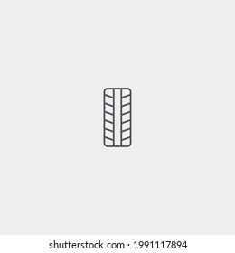 Tyre vector icon illustration sign