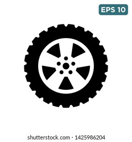 tyre - wheel car icon vector design template