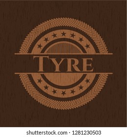 Tyre wood emblem
