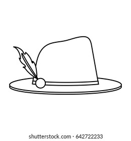 tyrolean hat icon image 
