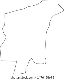 Tyrrell Map in the State of North Carolina