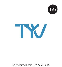 TYV Logo Letter Monogram Design