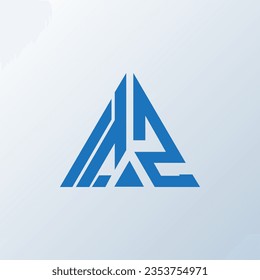 TZ Brief Logo kreatives Design. TZ einzigartiges Design.
