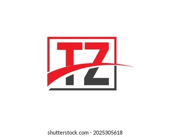 Design-Vorlage für TZ-Letter-Logos