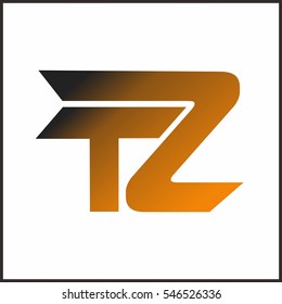 TZ letter vector logo