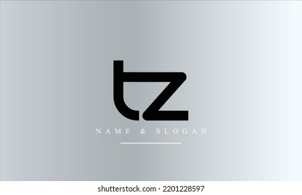 TZ, ZT, T, Z abstract letters logo monogram
