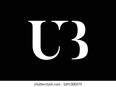 U B Initial Letter Logo design vector template, Graphic Alphabet Symbol for Corporate Business Identity