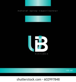 U & B Letter logo design vector element