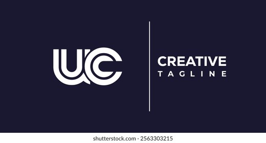 U and C logo design. UC abstract Letters Logo Monogram. This logo design is the process of creating a visual symbol that represents a brand, company, or individual.