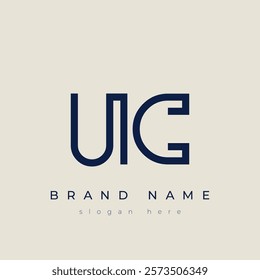 U and C logo design. UC abstract Letters Logo Monogram. This logo design is the process of creating a visual symbol that represents a brand, company, or individual.