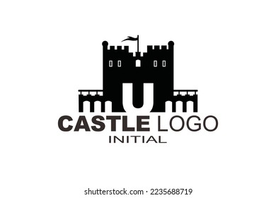 Plantilla de logotipo de U Castle Letter para su marca.