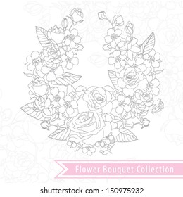 U flower bouquet