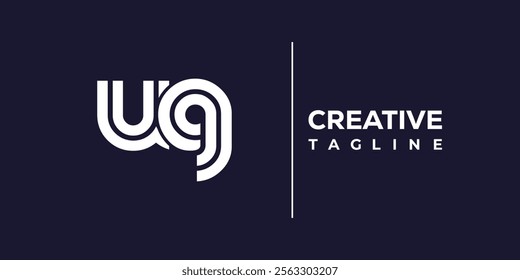 U and G logo design. UG abstract Letters Logo Monogram. This logo design is the process of creating a visual symbol that represents a brand, company, or individual.