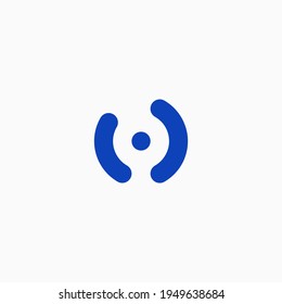 U human logo for brand and template logo simple