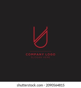 U initial letter Logotype for luxury branding. Elegant and stylish design for your Elite company.