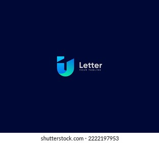 U, IU, UI Letter Logo Vector Template Abstract Monogram Symbol. Usable for Business sport, technology, fashion, digital And future creative logo