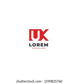 U & K  creative UK logo. vector concept of initial letter UK .
