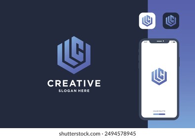 u l c logo design business brand inspiration