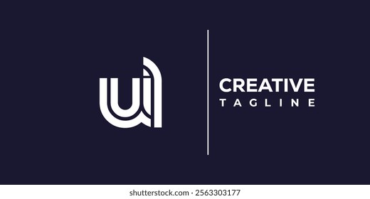 U and L logo design. UL abstract Letters Logo Monogram. This logo design is the process of creating a visual symbol that represents a brand, company, or individual.