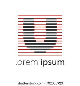 U Letter Abstract Vector Logo Design Template. Creative Typographic Concept Icon