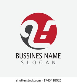 U Letter Business Template vector icon illustration design