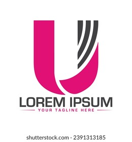 U Letter Logo Design Creative and Professional Logo Design