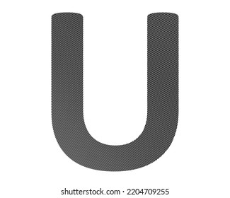 U letter logo design elements