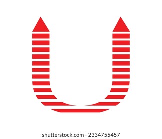 Elementos de diseño del logotipo de letras U