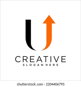U Letter Logo Design Template