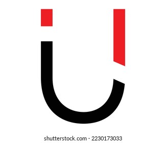 Logo-Design-Vorlage für U-Buchstaben