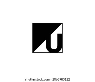 plantilla vectorial de diseño de logotipo de letras U