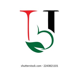 U letter logo design vector template