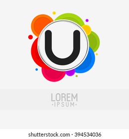 U Letter Logo Icon