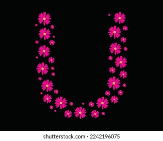 U letter logo icon vector template element