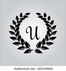 U letter logo with nice white background.U letter icon.U letter design.